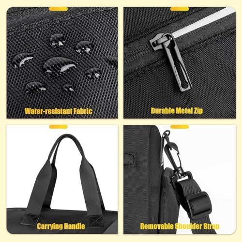 Gryme 15 Inch Small Gym Bag with Shoes Compartment and Wet Pocket, Mini Duffle Bag for Men & Women, Small Sports Bag for Travel Carry On, Swimming, Workout, Weekender Overnight - Image 6
