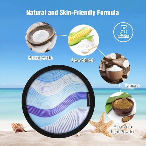 Talc-Free Double Capacity Sand Remover for Beach - Gentle on Skin Instant Sand Removal Bag with Natural Ingredients - Beach Essentials & Accessories for Vacation Travel and Cruise - Image 3