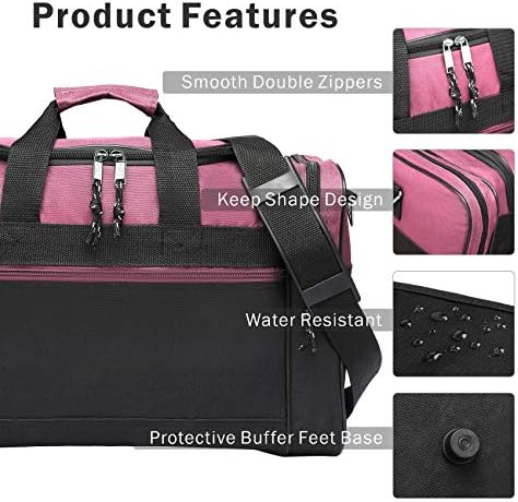 BuyAgain Duffle Bag, 17" Travel Carry On Sport Overnight Weekender Duffel Gym Bag with Adjustable Strap For Men Or Women - Image 5