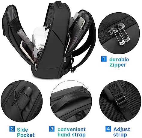 BANGE Business Commute Backpack Waterproof fit 15.6 Inch Commute backpack,Travel Durable Backpack - Image 3