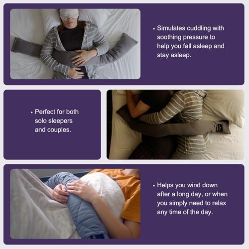 Cuddle Sleep Weighted Pillow - Sensory Pillow - Cuddles You to Sleep - Cool Touch Sleeve - Travel Friendly - 52inches - Weighted Blanket Alternative - Machine Washable & Durable - All Sleep Positions - Image 2