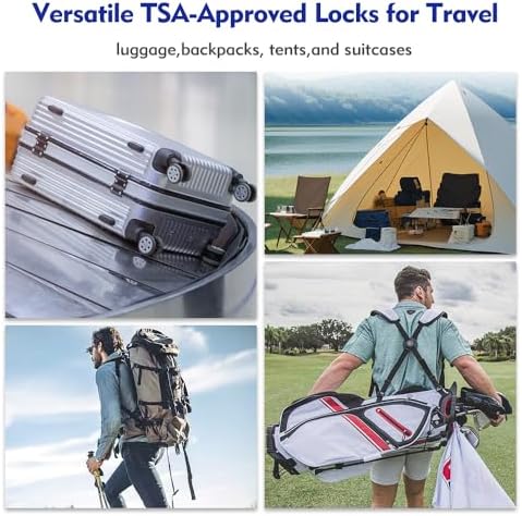 SURE LOCK TSA Compatible Travel Luggage Locks, Inspection Indicator, Easy Read Dials - 2 pack - Image 6