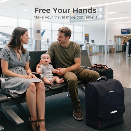 Momcozy Stroller Travel Bag for Airplane | Suit ClickGo Stroller | Compatible with Strollers Folded Dimensions of 22.1 X 17.3 X 9.8 Inch | Fit Most Major Brand | Hand-held & Back-carrying - Image 6