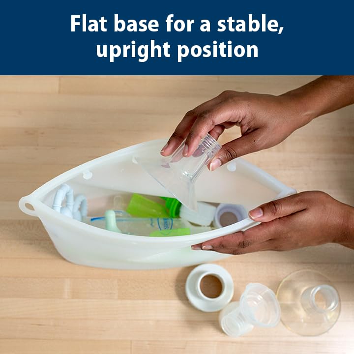 Dr. Brown's Microwave Steam Sterilizer Bag for Baby Bottles, Breast Pump Parts & Other Toddler Accessories, 100% Silicone, Reusable Sterilizing Bag - Image 6