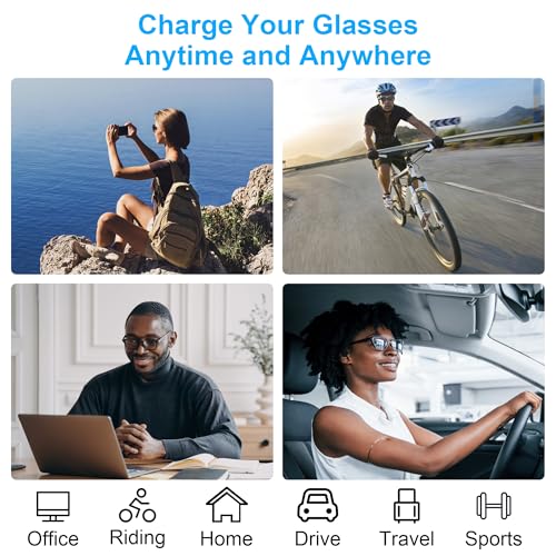 RCstyle Hibloks Charging Cable for Ray-Ban Meta Wayfarer (RW4006&RW4008) Smart Glasses Accessories, 3.9ft Type-C Charging While Using, Portable for Travel/Car/Phone/Laptop/Power Bank Charging - Image 7
