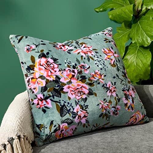 Vera Bradley Women's Decorative Throw Pillow With Removeable Hypoallergenic Insert, Rosy Outlook, One Size - Image 2