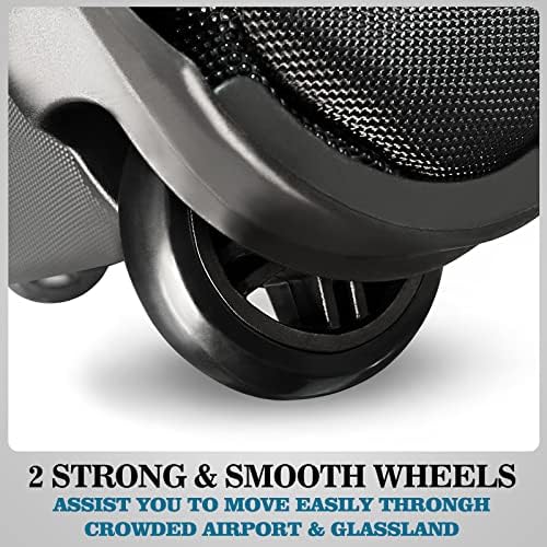 yamato Golf Travel Bag Golf Travel Case With Abs Hard Shell Top Travel Golf Bags For Airlines With Wheels For Golf Clubs Luggage Travel Bags,Great Golf Gift For Golfer - Image 7