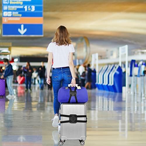 Luggage Straps Bag Bungee, Luggage Straps Suitcase Adjustable Belt,Add a Bag Easy to Travel Suitcase Elastic Strap Belt – (Black) - Image 2