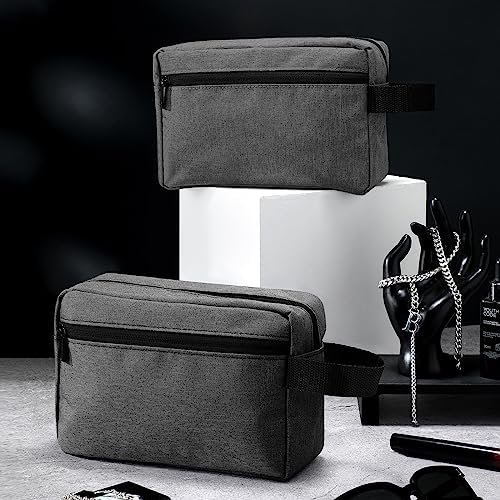 Paterr 16 Pcs Travel Toiletry Bag for Women Men Large Water Resistant Shaving Bag Hanging Cosmetic Bag with Handle and Divider Storage Travel Pouch Case (Dark Gray) - Image 4