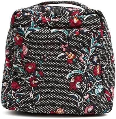 Vera Bradley Women's Cotton Large Travel Duffel Bag, Perennials Noir Dot, One Size - Image 5
