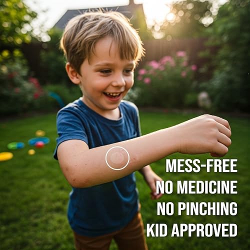 quitch 3x27ct Bulk Pack, Bug Bite Itch Relief Patch Kids, Summer Travel Essentials for Kids, Mosquito Bug Bite Thing Suction Tool Alternative, Summer Camp Essentials After bite Relief for Baby - Image 4
