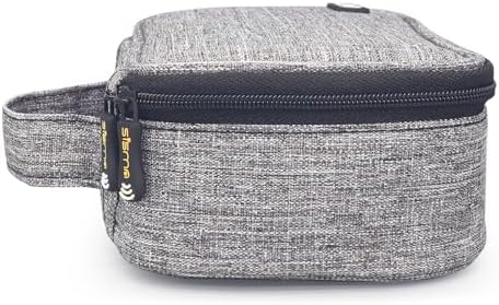 sisma Electronics Cords Organizer Tech Accessories Storage Case Travel Small Carrying Bag for Charging Cables Adapter USB Plugs Power Cord Leads - Grey 1680d - Image 8