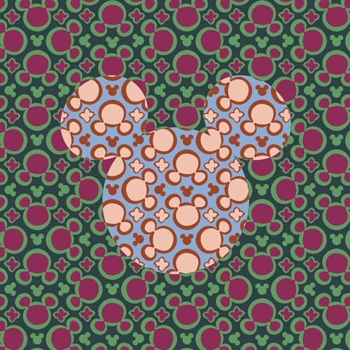 Vera Bradley Disney Fleece Plush Travel Blanket, Mickey Mouse Kaleidoscope Multi - Image 4