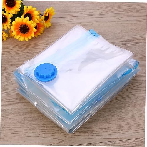 7Pcs Vacuum Compression Storage Bags for Clothes Bedding Pillows Blankets Reusable Space Saver Packing Sacks with Airtight Seal Design for Travel Home Use - Image 7