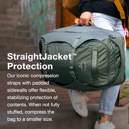Osprey Sojourn Porter 46L Travel Backpack, Koseret Green - Image 3