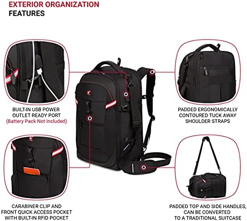 SwissGear Hybrid Travel Laptop Backpack - Image 2