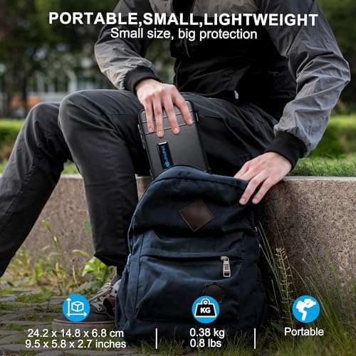 Lekufee Travel Waterproof Hard Case for Gopro Hero 13/12 / 11/10 / 9, Hero 4K, Media Mod, and other Accessories(Case & Bag Only) - Image 4