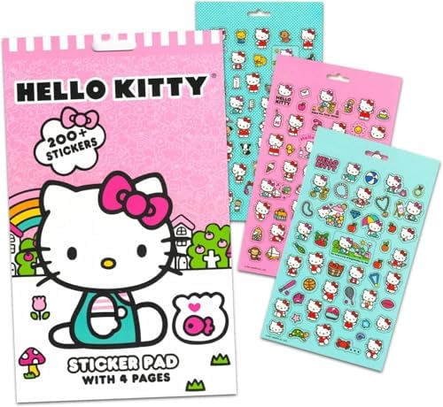 SANRIO Hello Kitty Neck Pillow and Blanket Set - Bundle Hello Kitty Boba Travel Neck Pillow, Hello Kitty Fleece Blanket, Stickers, More | Hello Kitty Travel Accessories - Image 5