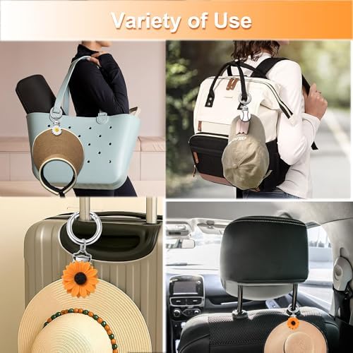 3pcs Hat Clip for Travel on Bag, Hat Holder for Purse Bag Crossbody Luggage, Beach Vacation Cruse Travel Essentials Accessory, Protect Hat from Falling - Image 7