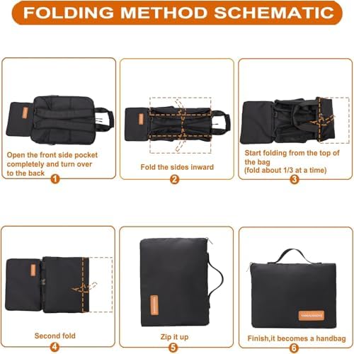 Stroller Travel Bag Compatible with GB Pockit and GB Pockit Air Plus All Terrain, Lightweight Stroller Travel Backpack for Airplane(Black) - Image 4