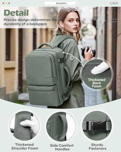 Travel Backpack For Women,Carry On Backpack Airline Approved,Laptop Work Backpacks For Men,Personal Item Travel Bag - Image 7