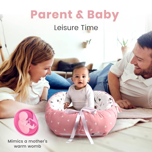 Totsi Baby Lounger Set | Ultra-Soft Baby Nest with Pillow and Blanket | Machine Washable Infant Lounger 0-24 Months | Adjustable Infant Nest for Travel | Baby Lounger Cover for Newborn - Image 7