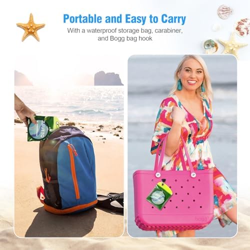 Talc-Free Double Capacity Sand Remover for Beach - Gentle on Skin Instant Sand Removal Bag with Natural Ingredients - Beach Essentials & Accessories for Vacation Travel and Cruise - Image 5