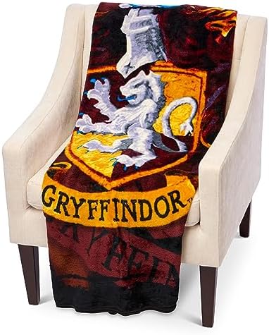 Northwest Harry Potter Micro Raschel Throw Blanket, Lightweight Breathable for Couch, Sofa, Cozy for All Seasons 46" x 60", Battle Flag - Image 5