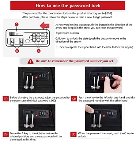 SHRRADOO Anti Theft Laptop Backpack Travel Backpacks with usb Charging Port for Women Men College Backpack Computer Bag Fits 17 Inch Laptop,Black - Image 7