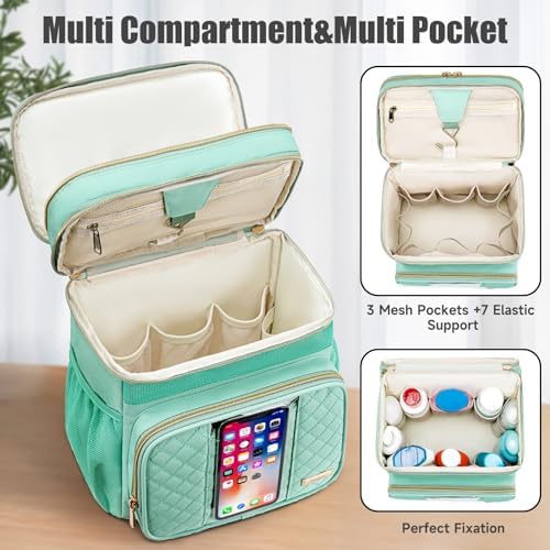 Large Toiletry Bag for Women Men,Bathroom Bag,Water Resistant Portable Shower Caddy for College Dorm,Hanging Toiletry Bags for Traveling,Gym Camping Cruise Ship Travel Essentials Shower Bag - Image 5