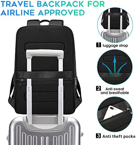BANGE Business Commute Backpack Waterproof fit 15.6 Inch Commute backpack,Travel Durable Backpack - Image 5