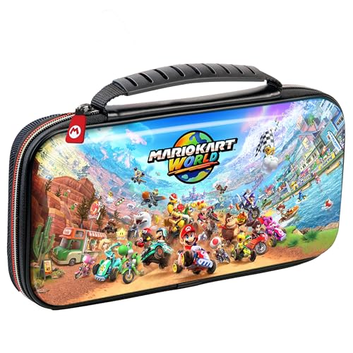 RDS - Licensed Nintendo Switch 2, Nintendo Switch OLED & Nintendo Switch Systems Mario Kart Game Traveler Deluxe Travel Case – Holds System, Card Cases, & Game Cards - Image 2