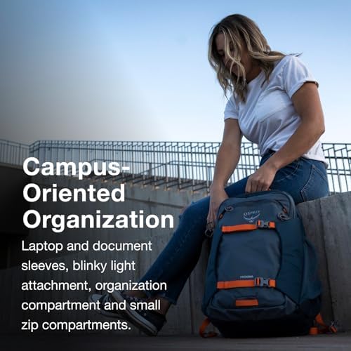 Osprey Proxima 30L Campus Laptop Backpack, Firestarter Orange - Image 3