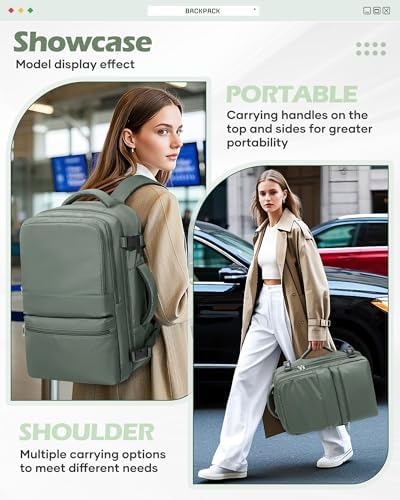 Travel Backpack For Women,Carry On Backpack Airline Approved,Laptop Work Backpacks For Men,Personal Item Travel Bag - Image 8