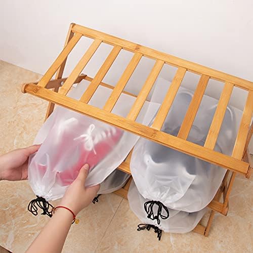 Vorspack Transparent Shoe Bags for Travel Large Clear Shoes Organizers Storage Pouch with Rope for Men and Women 13 Pack - Image 7