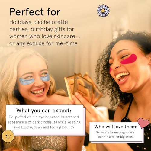 grace & stella Award Winning Under Eye Mask - Travel Essentials - Birthday Gifts for Women - Gel Eye Patches for Dark Circles, Puffy Eyes, Wrinkles, Undereye Bags - Vegan - Self Care (24 Pairs, Gold) - Image 6