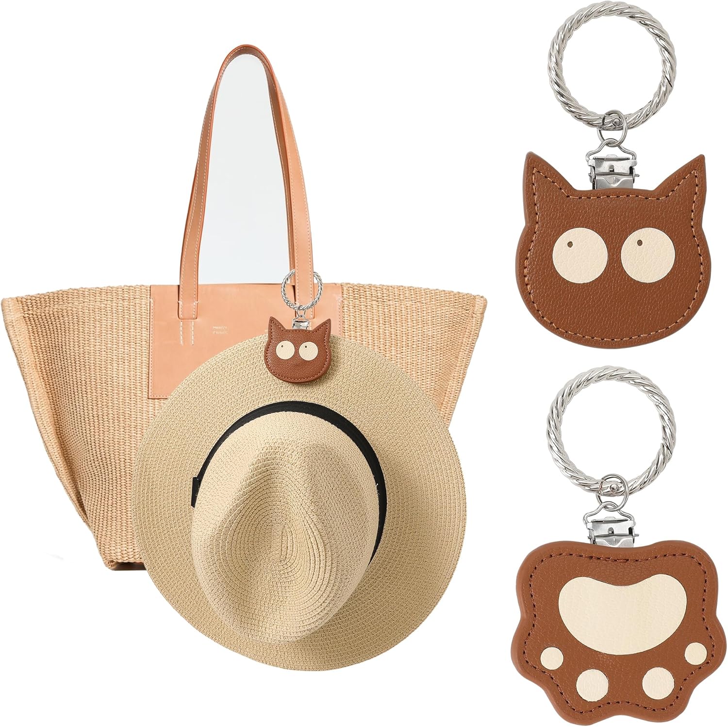 Hat Clip for Travel Sun Hat Holder Hang on Bags Hands Free Hats Clip-on Luggage Women’s Outdoor Travel Accessory