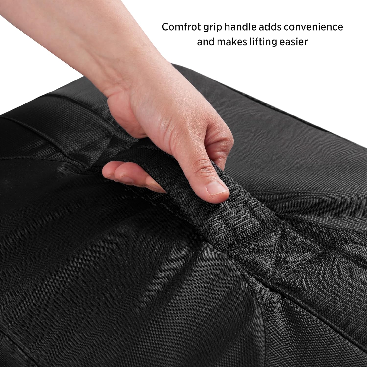 Radio Flyer Voya Stroller Wagon Travel Cover, Accessory for 2 Seater Low Sides, Black - Image 4