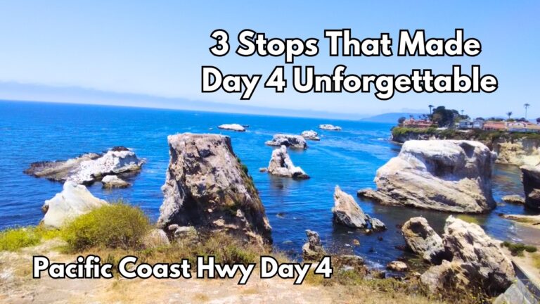 Best Stops on Pacific Coast Highway Day 4 | Dinosaur Cave, Morro Bay, Hearst Pier California